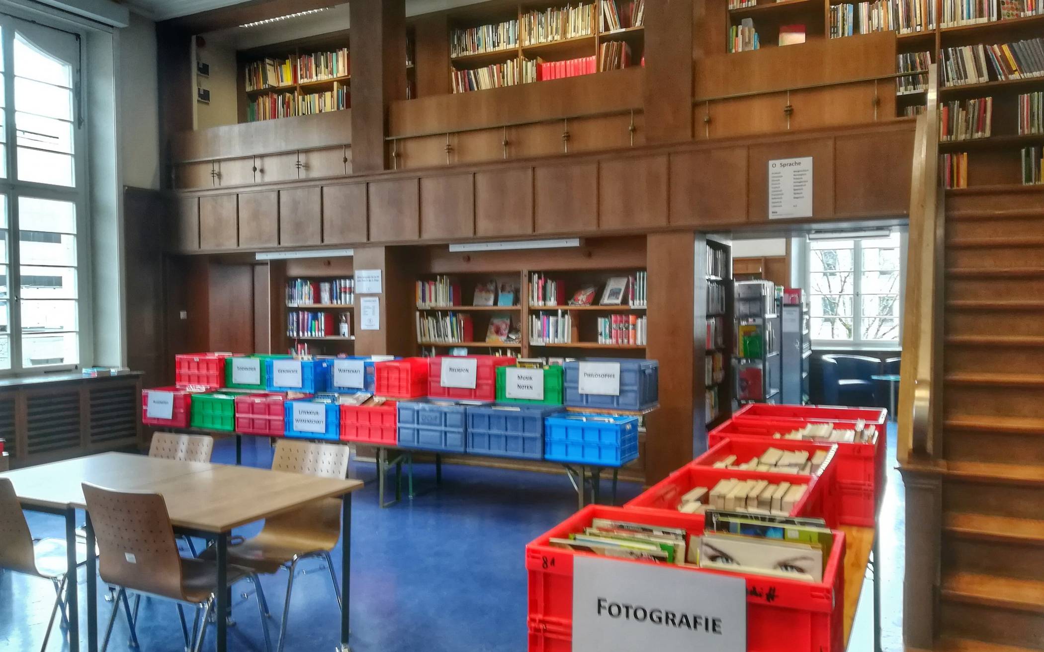Bücherflohmarkt in der Zentralbibliothek