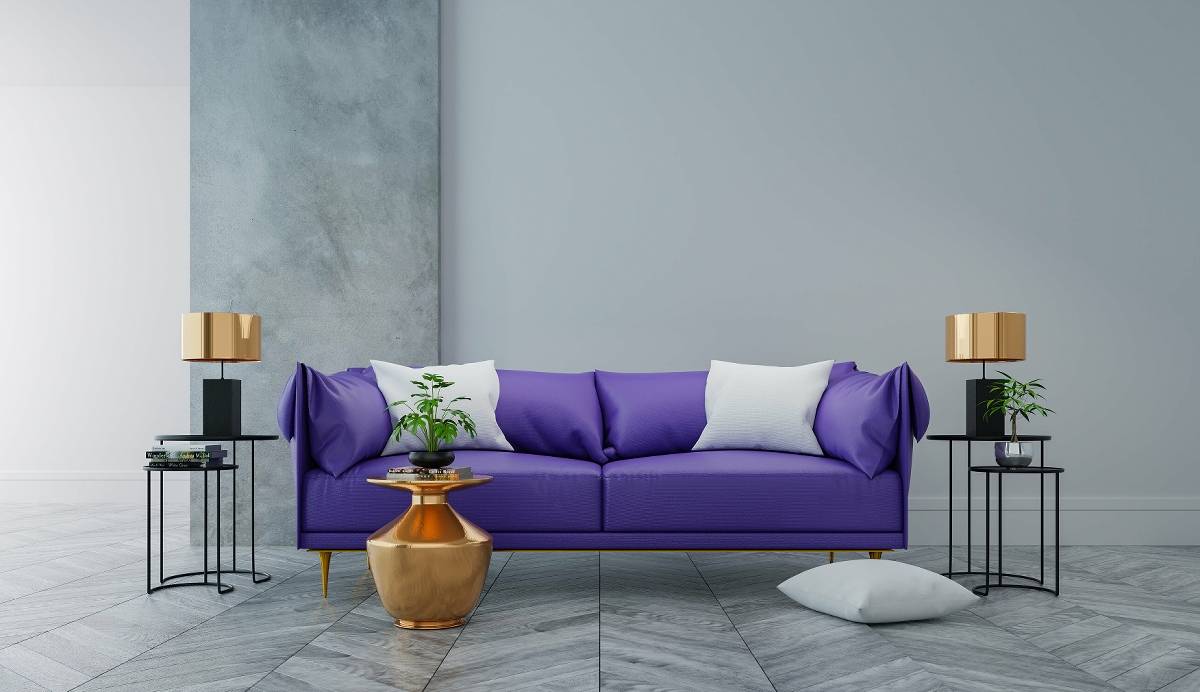  Als modernes Statement, das frisch und futuristisch wirkt, kommt Very Peri als Wandfarbe, Akzentmöbel, Accessoire oder in Form von Textilien bestens zur Geltung. 