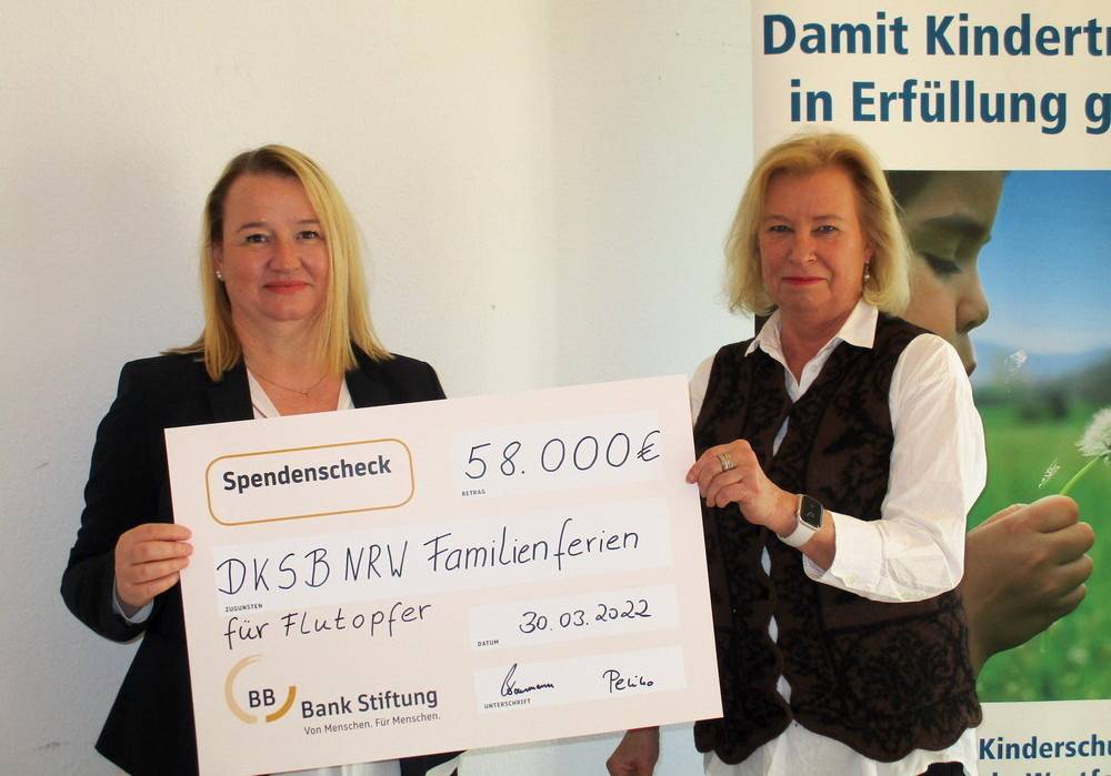 58.000 Euro für Familienferien von Flutopfern