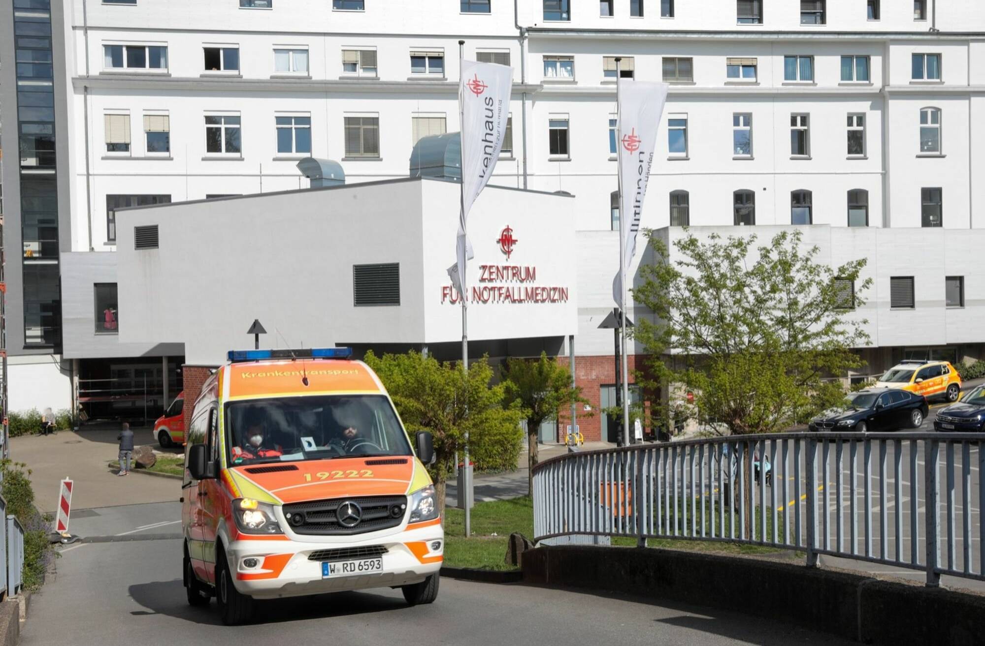 Brand im Wuppertaler Petrus-Krankenhaus