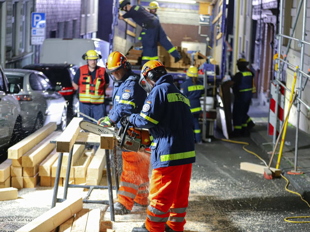 Wohnhaus wegen Einsturzgefahr geräumt
