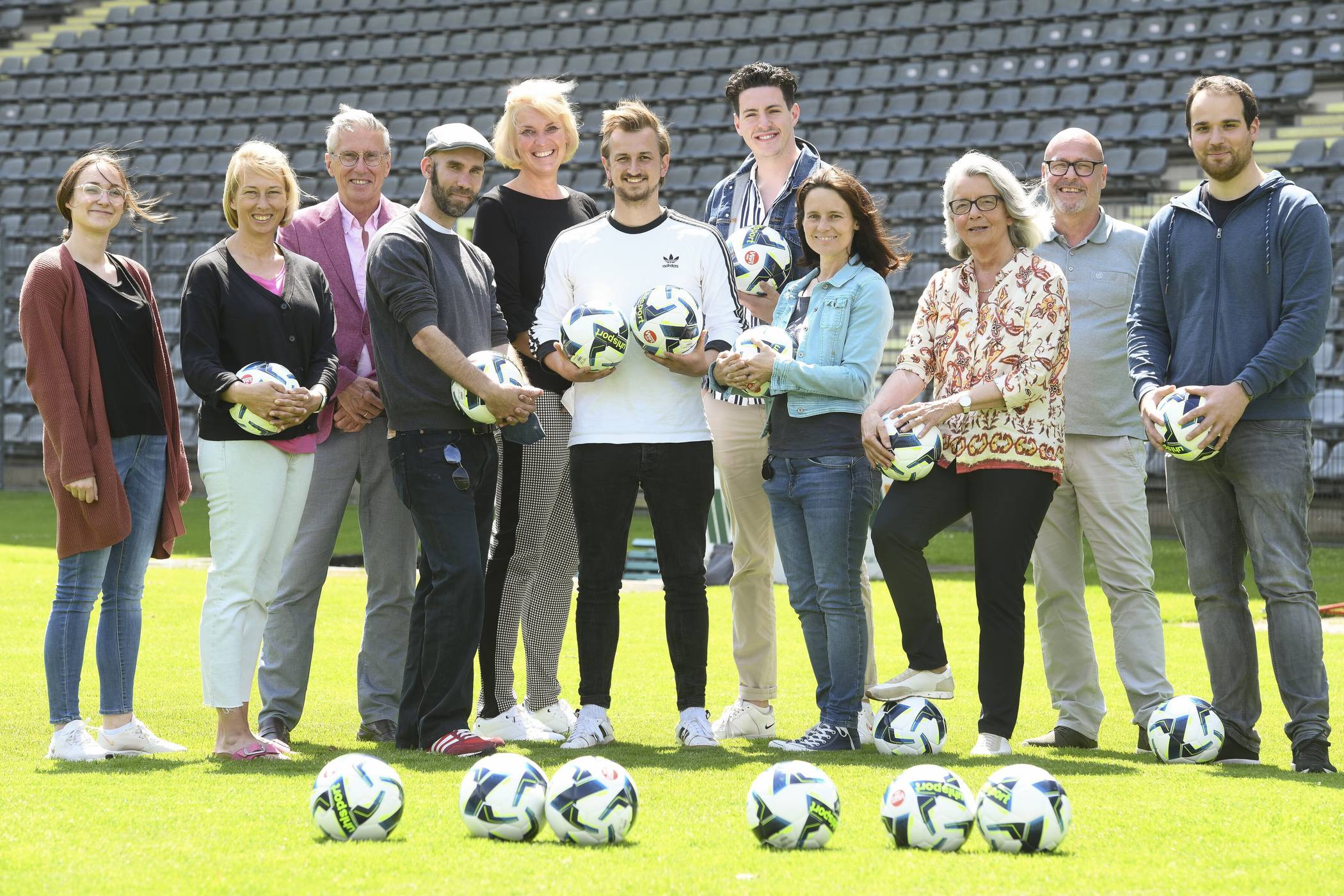  Die Organisatorinnen und Organisatoren von Sportamt und WSW freuen sich auf das Event. 