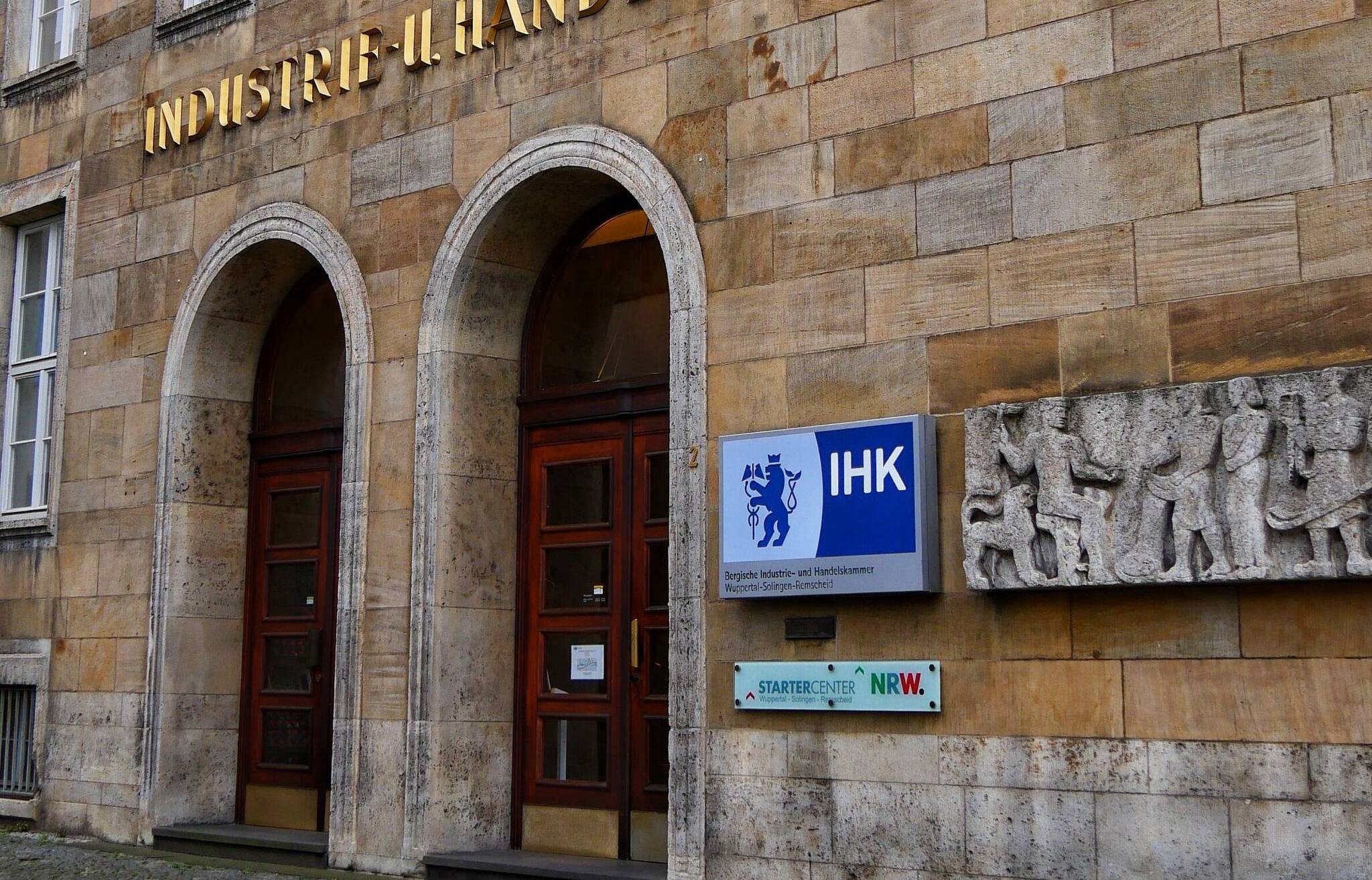 Die Hauptgeschäftsstelle der IHK in Wuppertal.