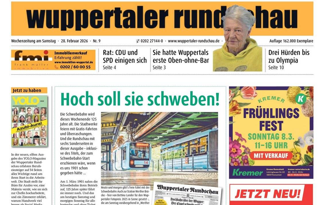 Die Titelseite der aktuellen Ausgabe.