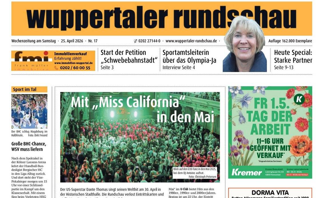 Die Titelseite der aktuellen Ausgabe.