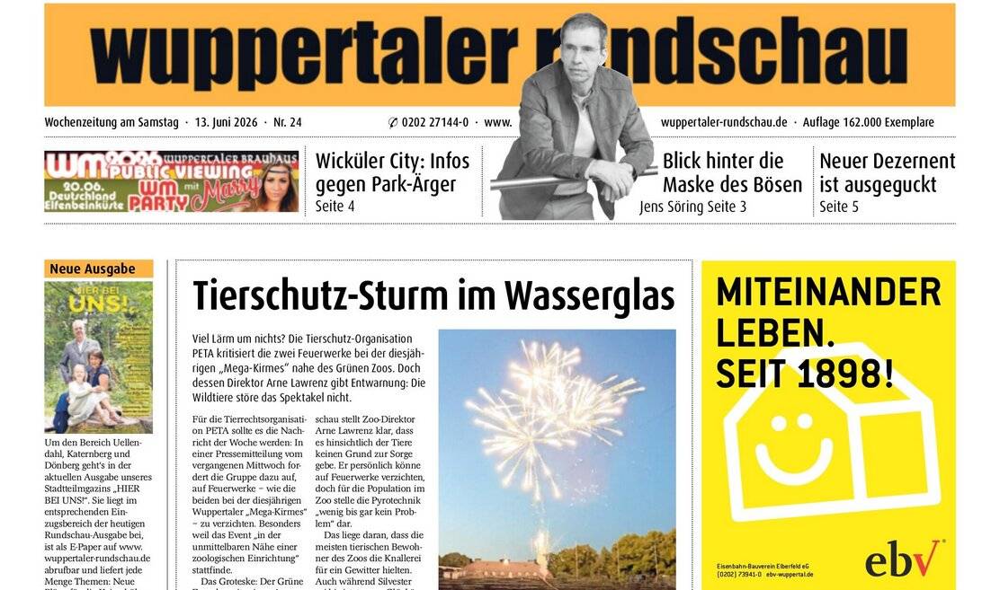 Die Titelseite der aktuellen Ausgabe.