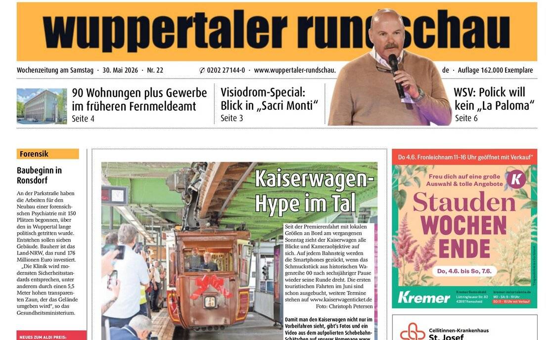 Die Titelseite der aktuellen Ausgabe.