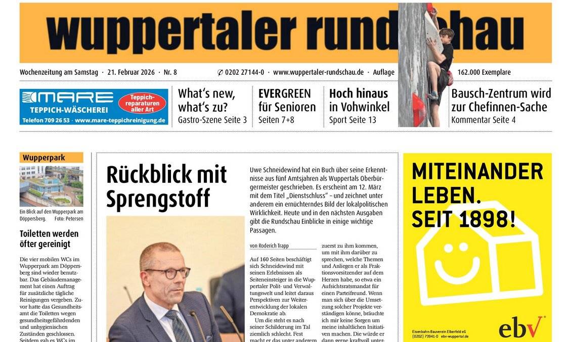 Die Titelseite der aktuellen Ausgabe.