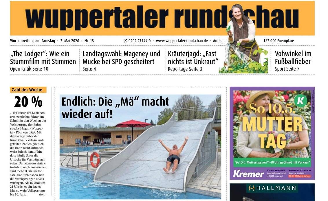 Die Titelseite der aktuellen Ausgabe.