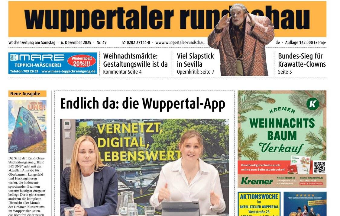 Die Titelseite der aktuellen Ausgabe.