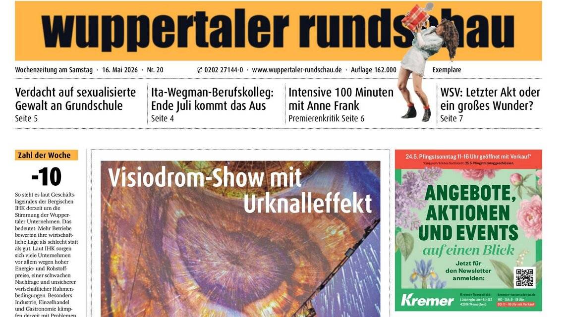  Die Titelseite der aktuellen Ausgabe. 