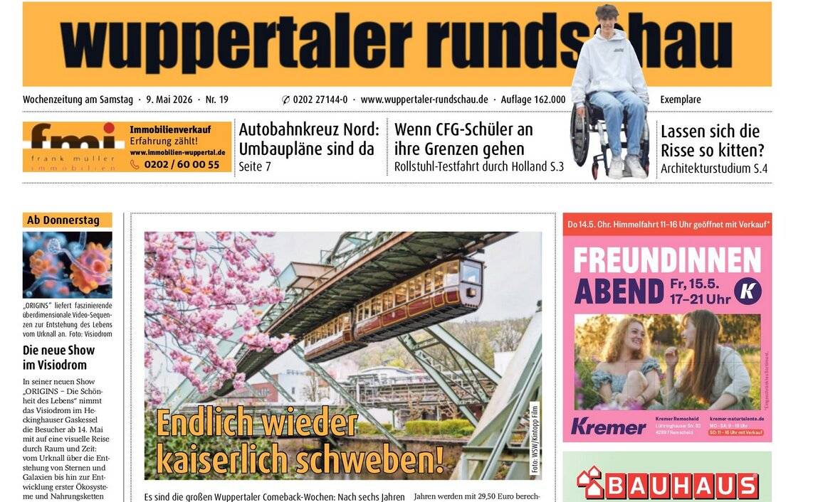 Die Titelseite der aktuellen Ausgabe.