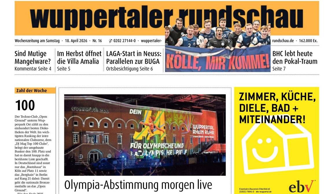 Die aktuelle Rundschau – jetzt schon online