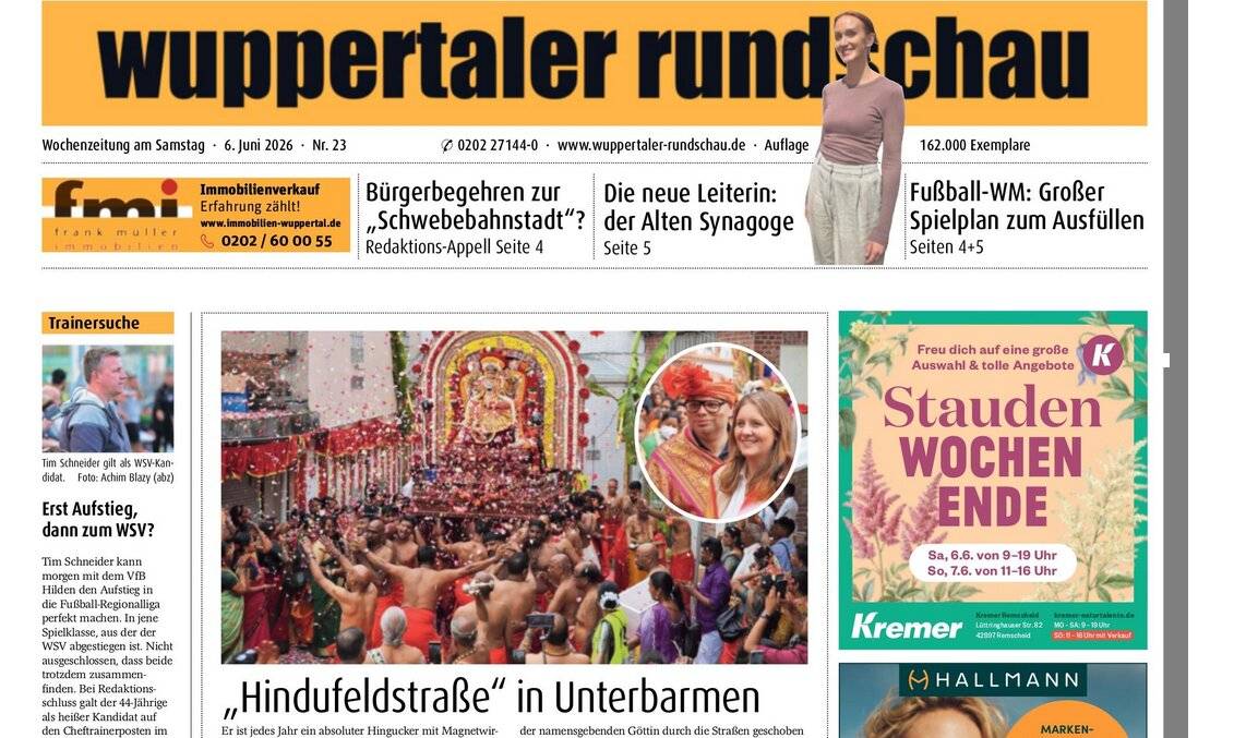 Die Titelseite der aktuellen Ausgabe.