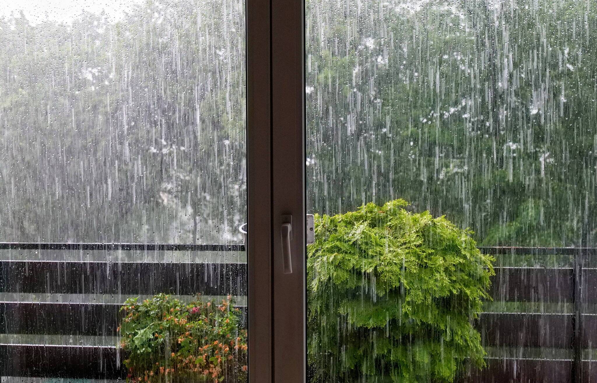  Ende Mai regnete es in Wuppertal zumindest zeitweise heftig. 