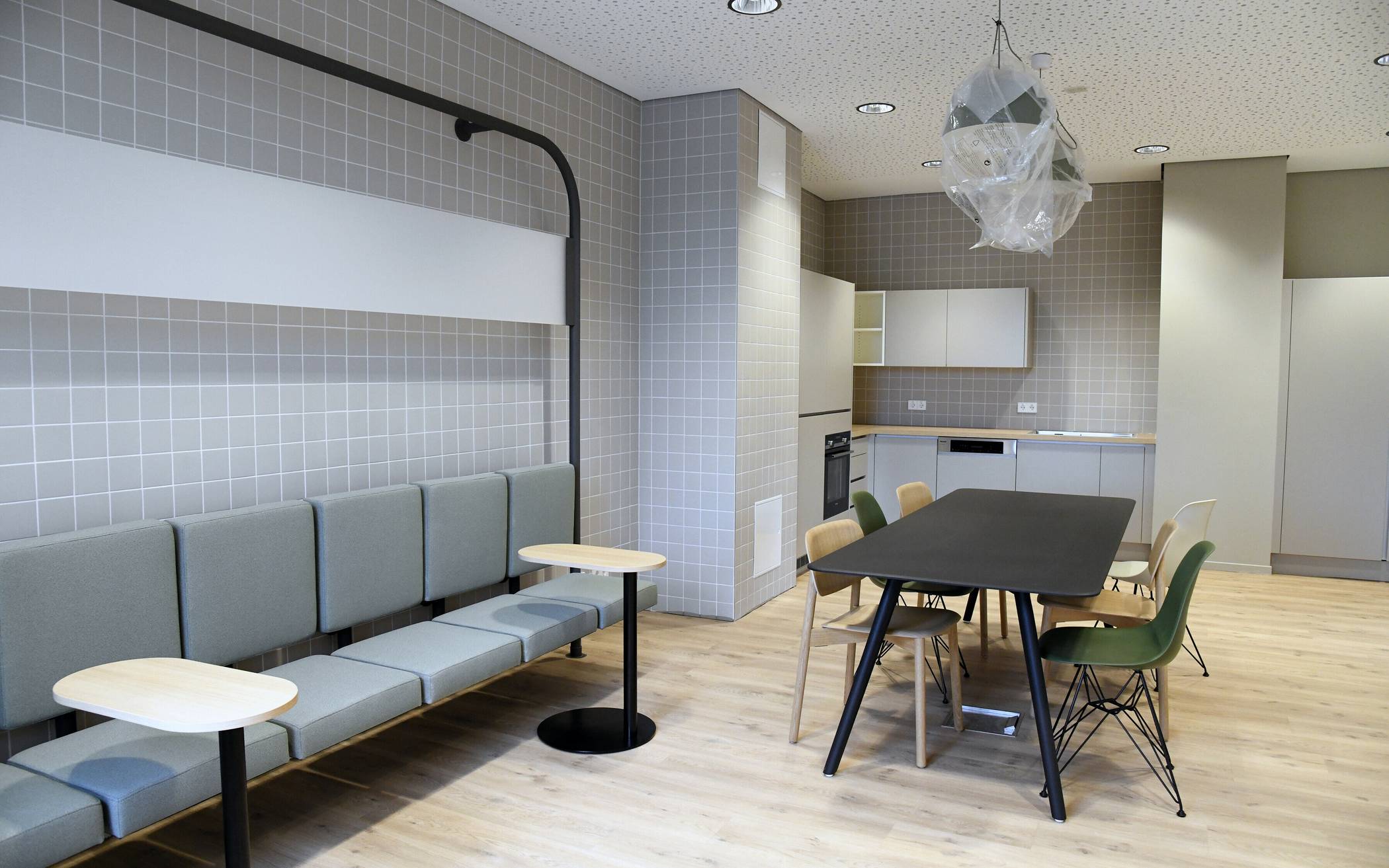 Selbst der Pausenraum fürs Personal hat...