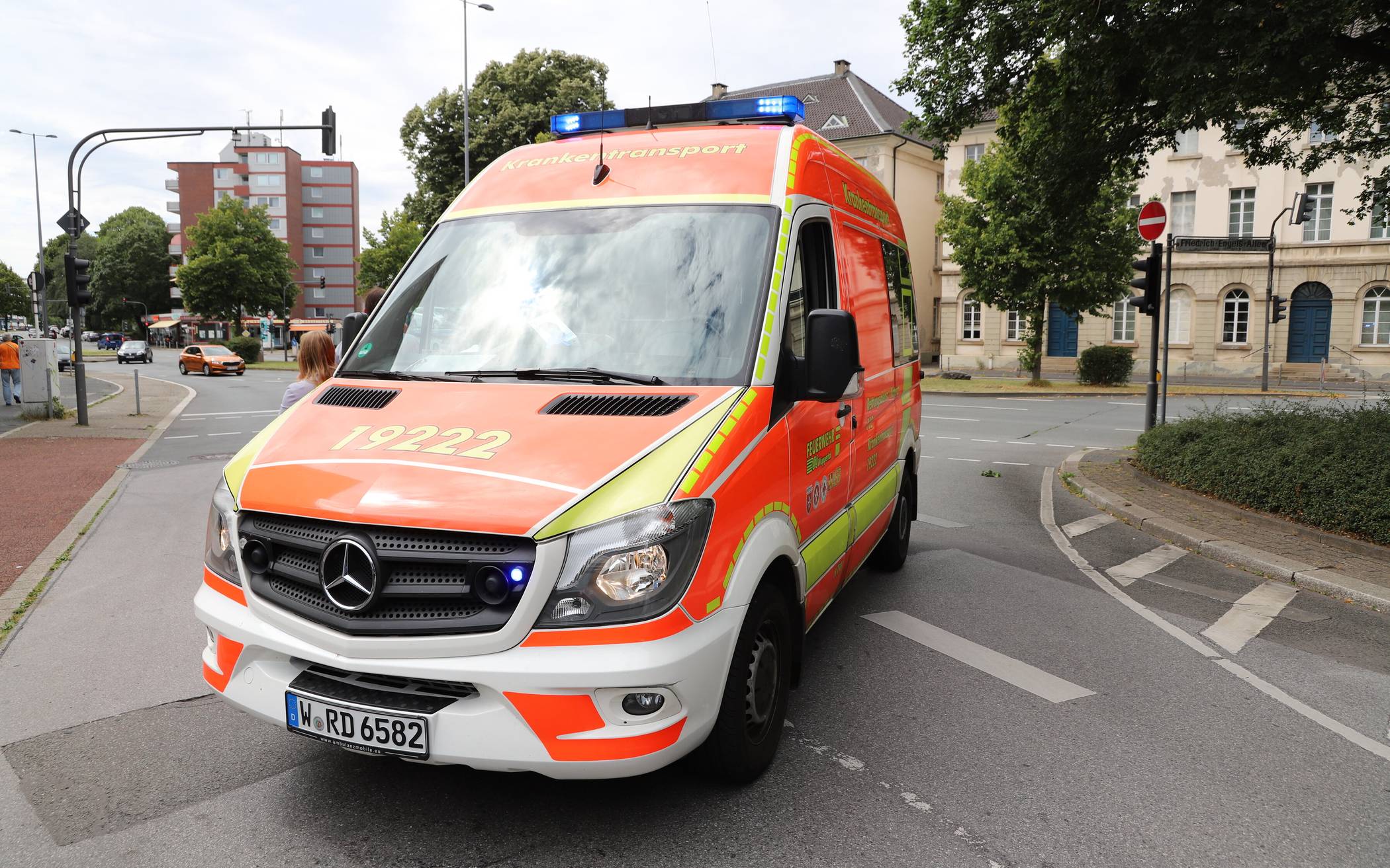 Die Feuerwehr hat ihre Präsenz im