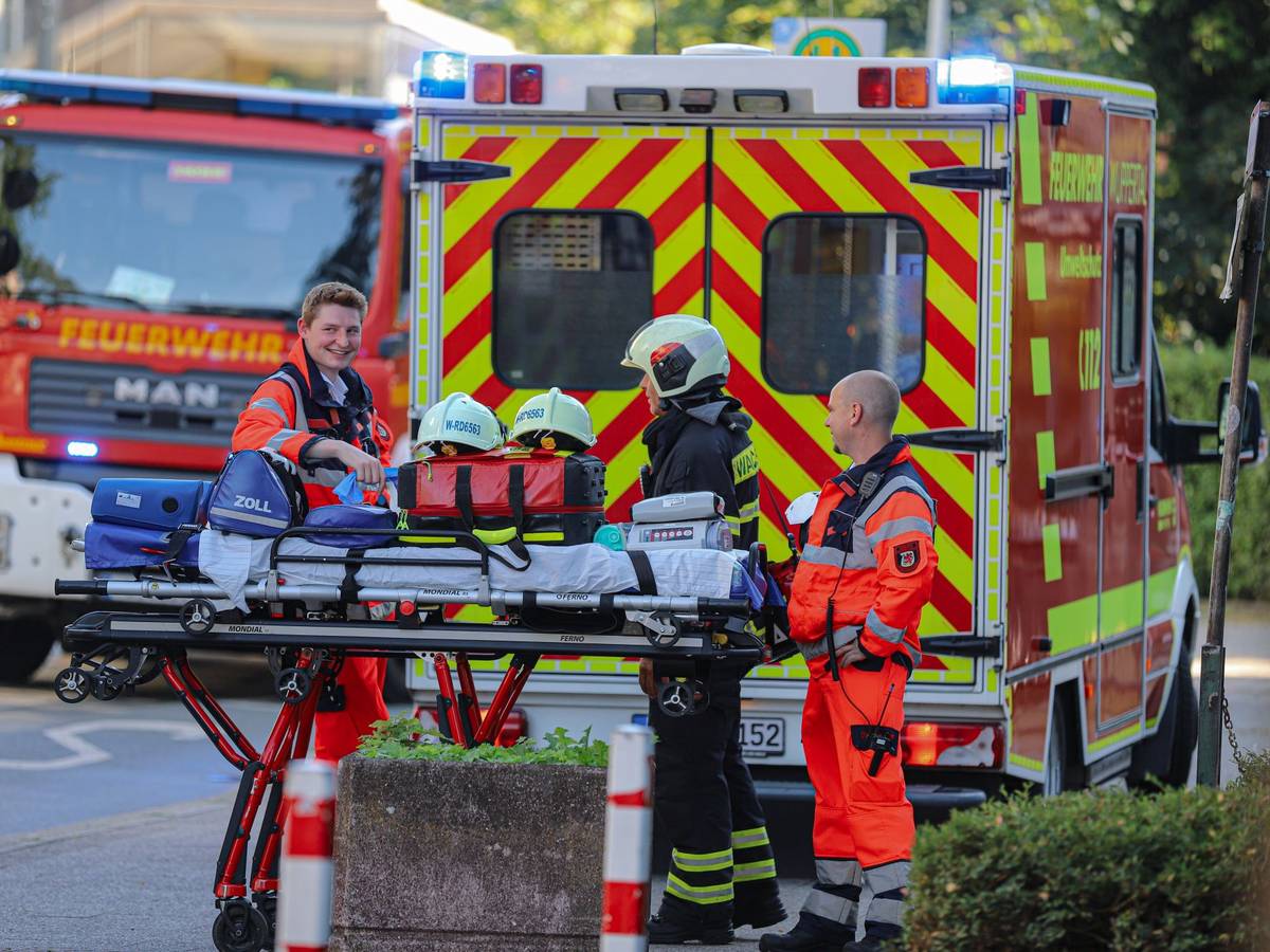 Elektrogerät geriet in Flammen
