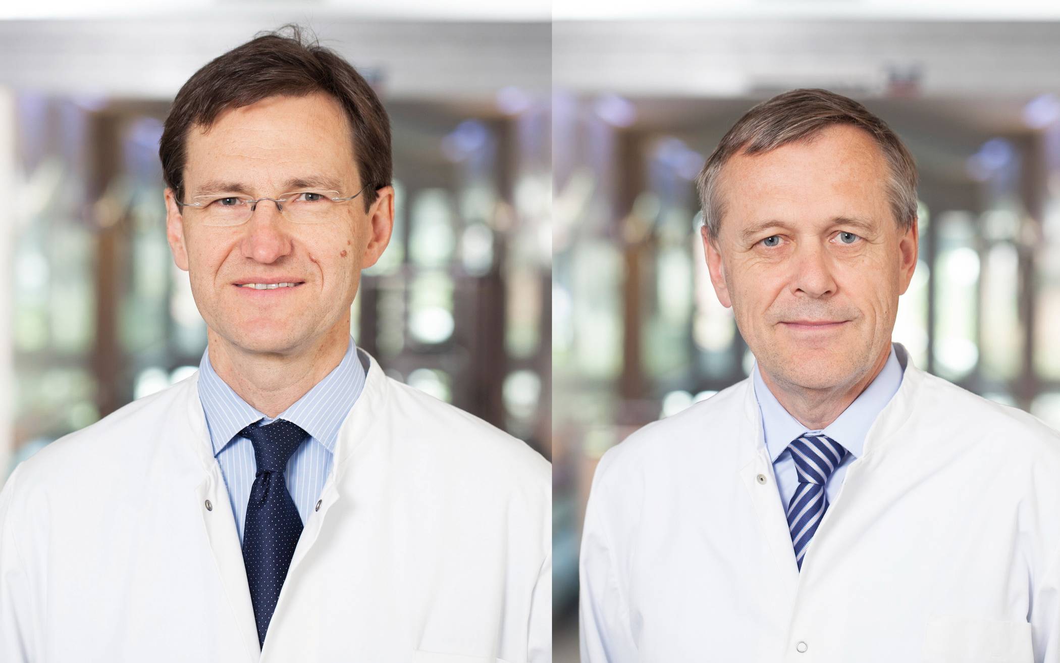  Prof. Dr. med. Bernd Sanner (li.) und Prof. Dr. med. Jürgen Hucke. 
