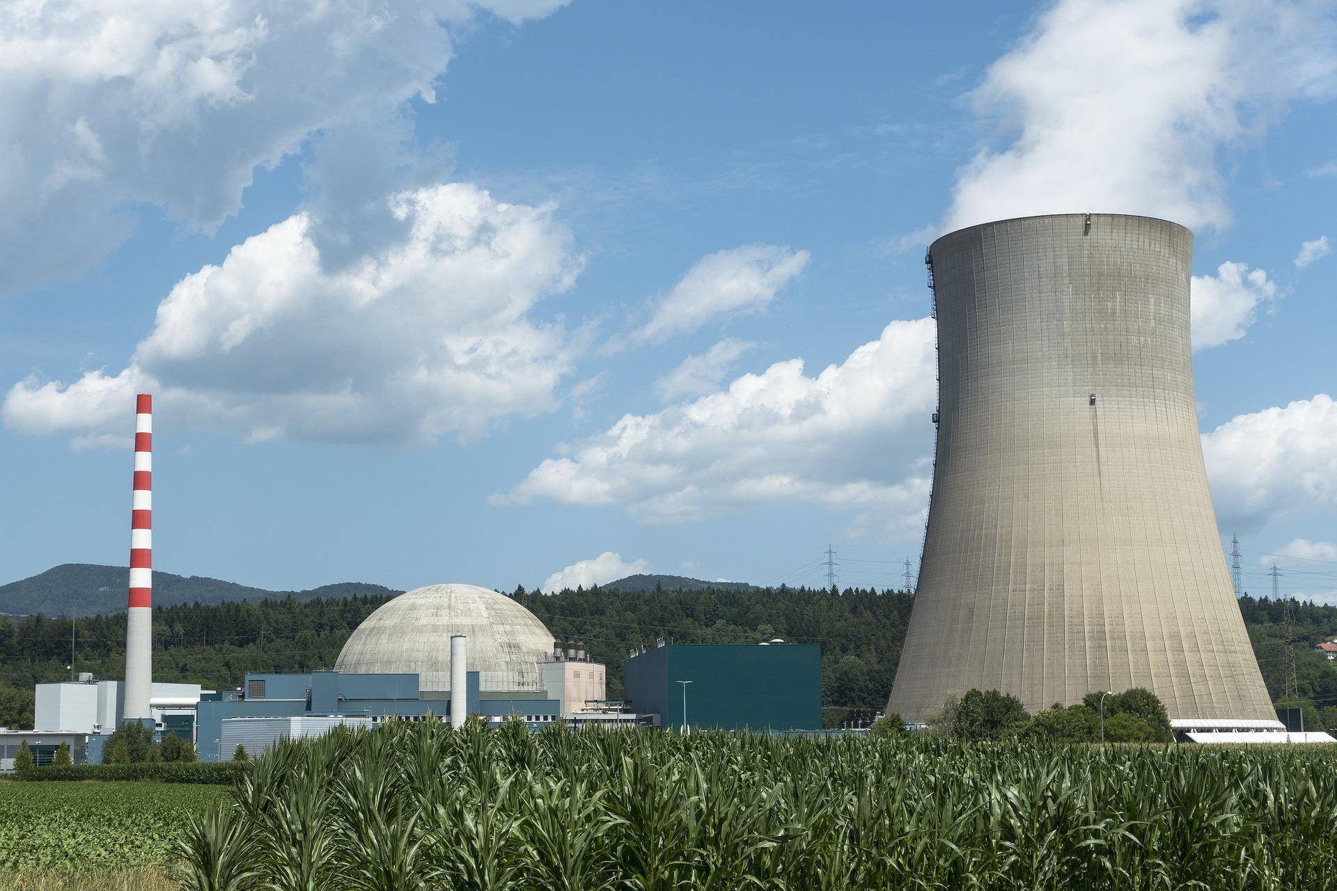 Blick auf ein Kernkraftwerk (Symbolbild).