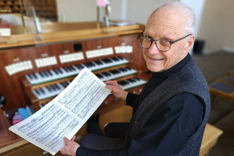 Kirchenmusiker Michael Kristahn.