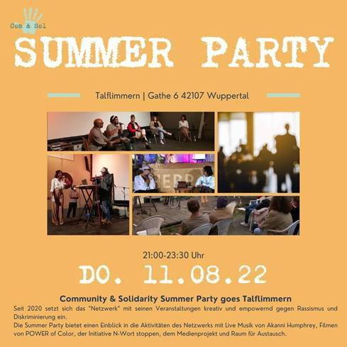 „Summer Party“ an der Elberfelder Gathe