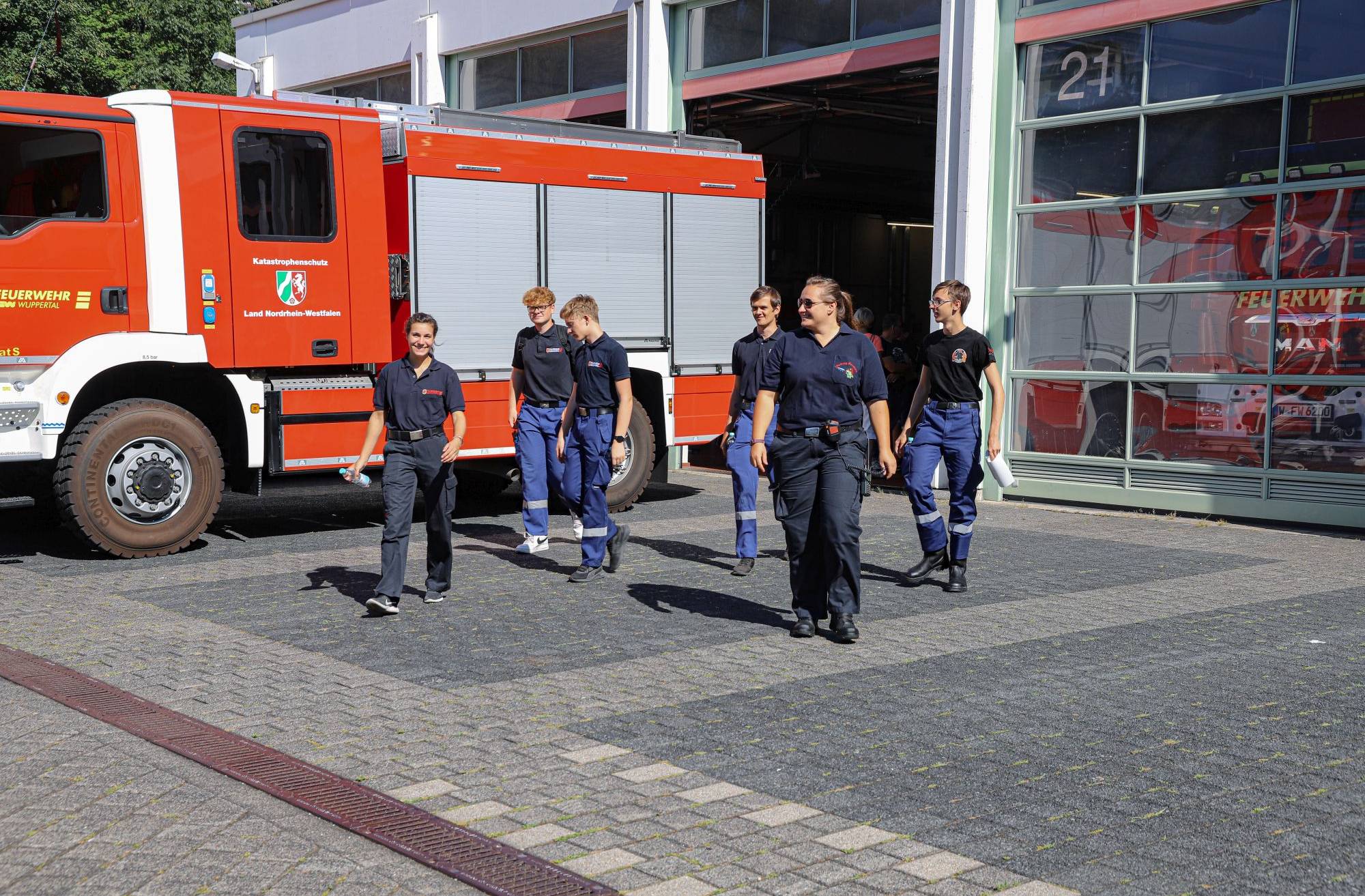 Wuppertaler Feuerwehr feiert mit seinem Nachwuchs​