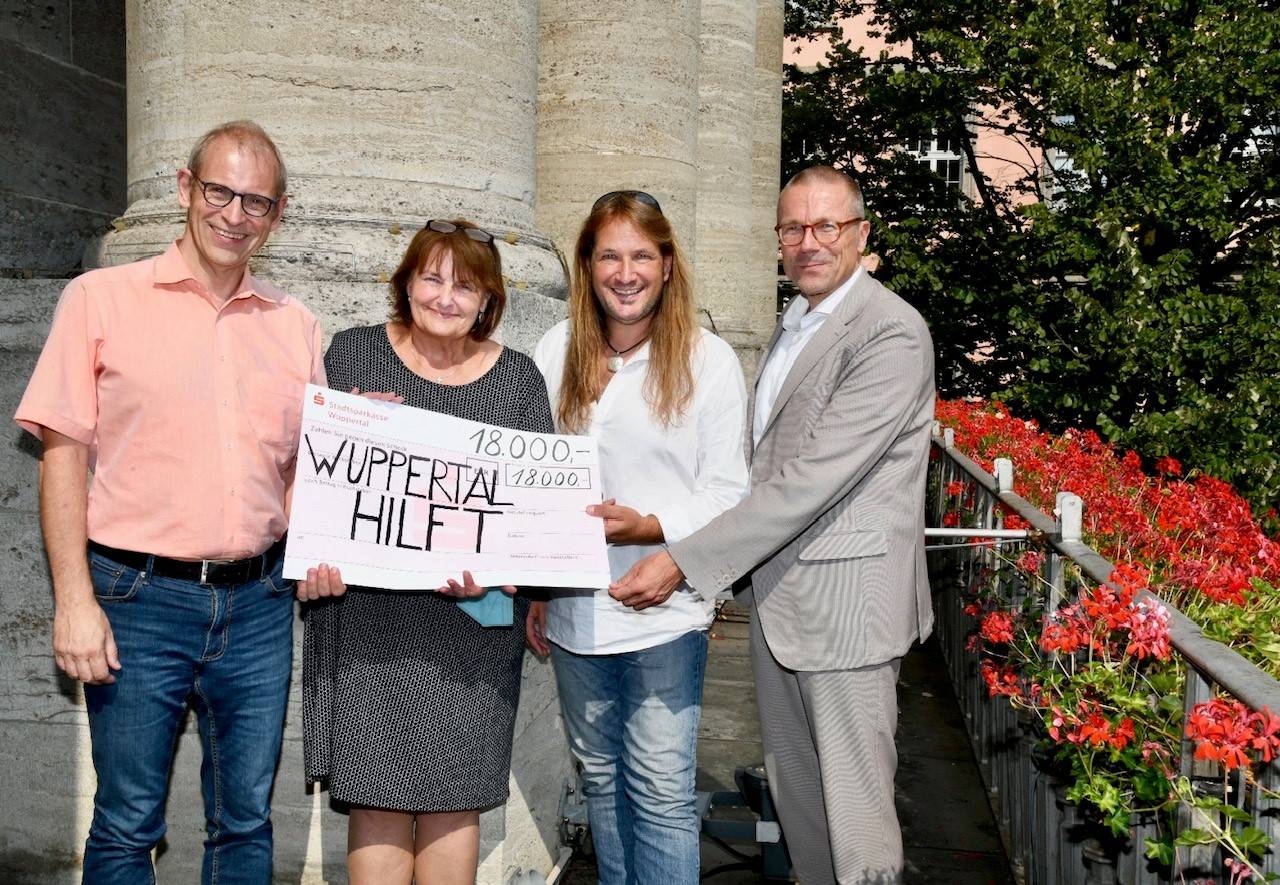 „Wuppertal Hilft!“ spielt weitere 18.000 Euro ein