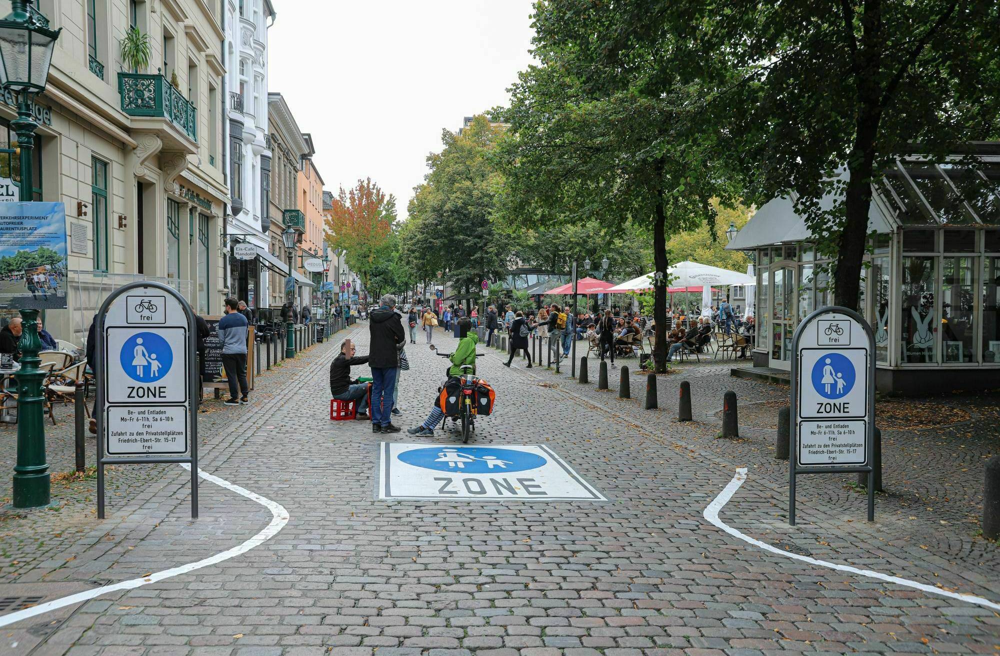 BV-Votum: Areal vor Laurentiusplatz bleibt autofrei
