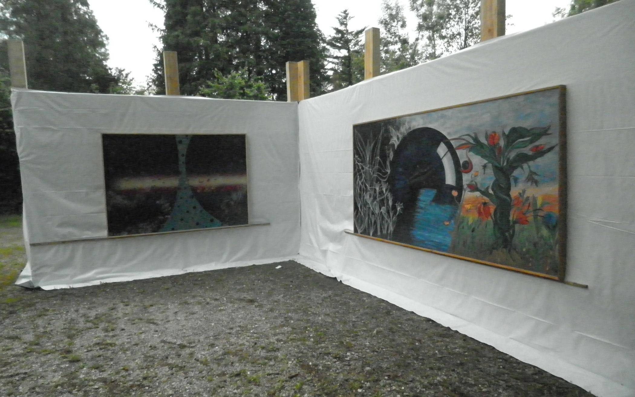 Open-Air-Kunstausstellung auf Vohwinkeler Sportplatz