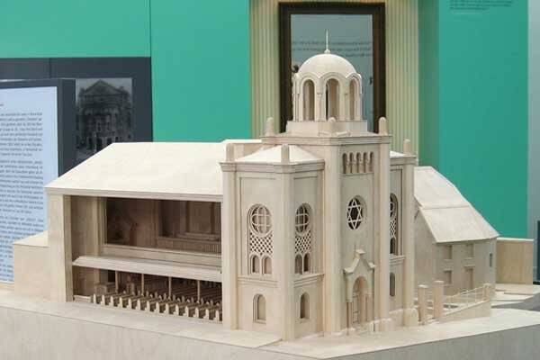 Das Modell der Alten Synagoge.