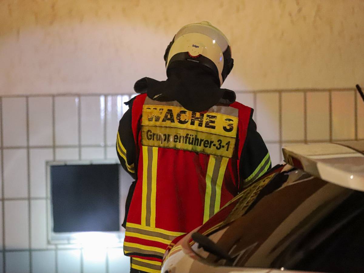 Kellerbrand in der Südstadt
