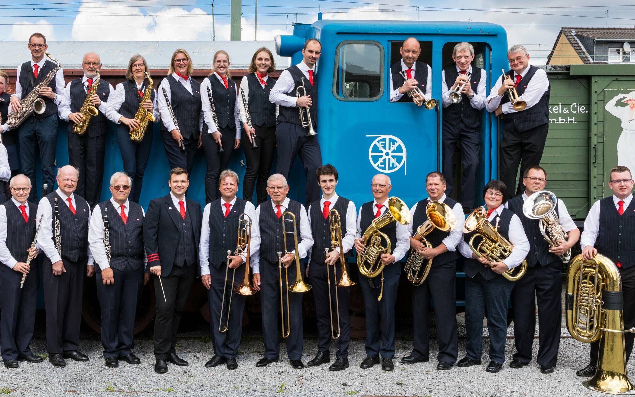 Das Bundesbahn-Orchester Wuppertal ist ein Blasorchester
