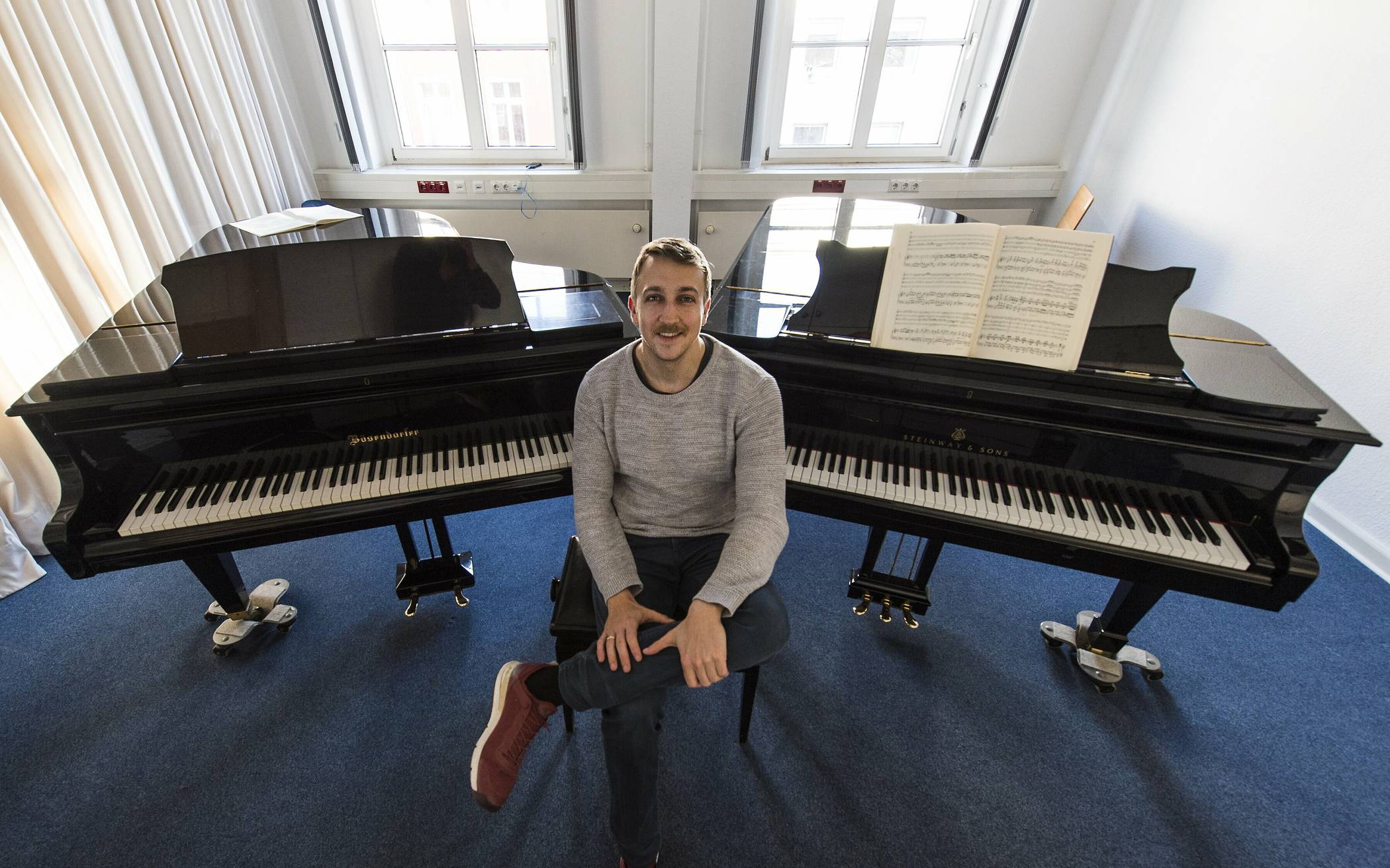  „Mein Leben ist das Klavier“ – das sagt Fabian Müller, Pianist und Musikhochschul-Professor in Wuppertal. 