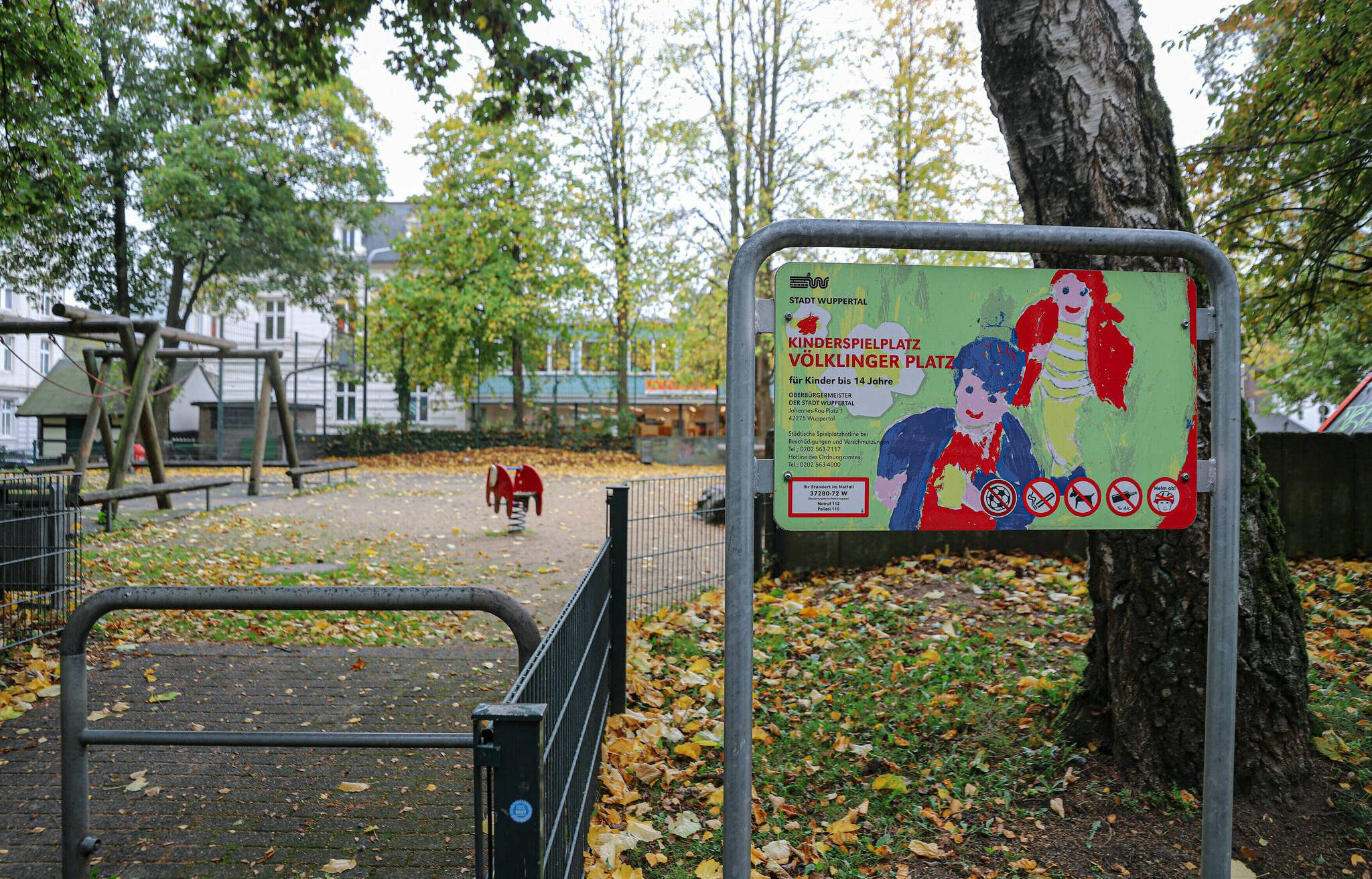 Der Kinderspielplatz an der Völklinger Straße. 