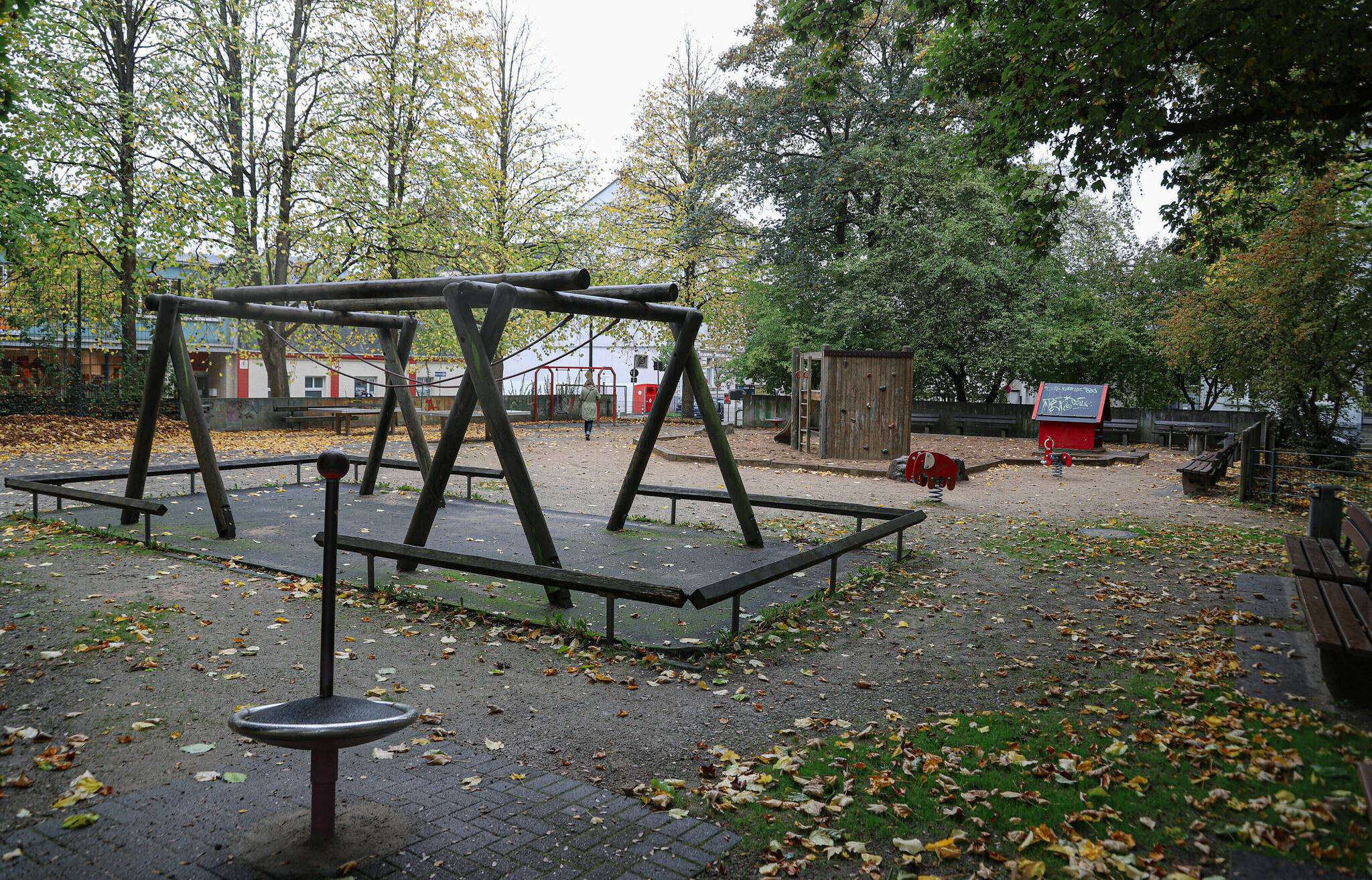  Der Kinderspielplatz Völklinger Platz. 