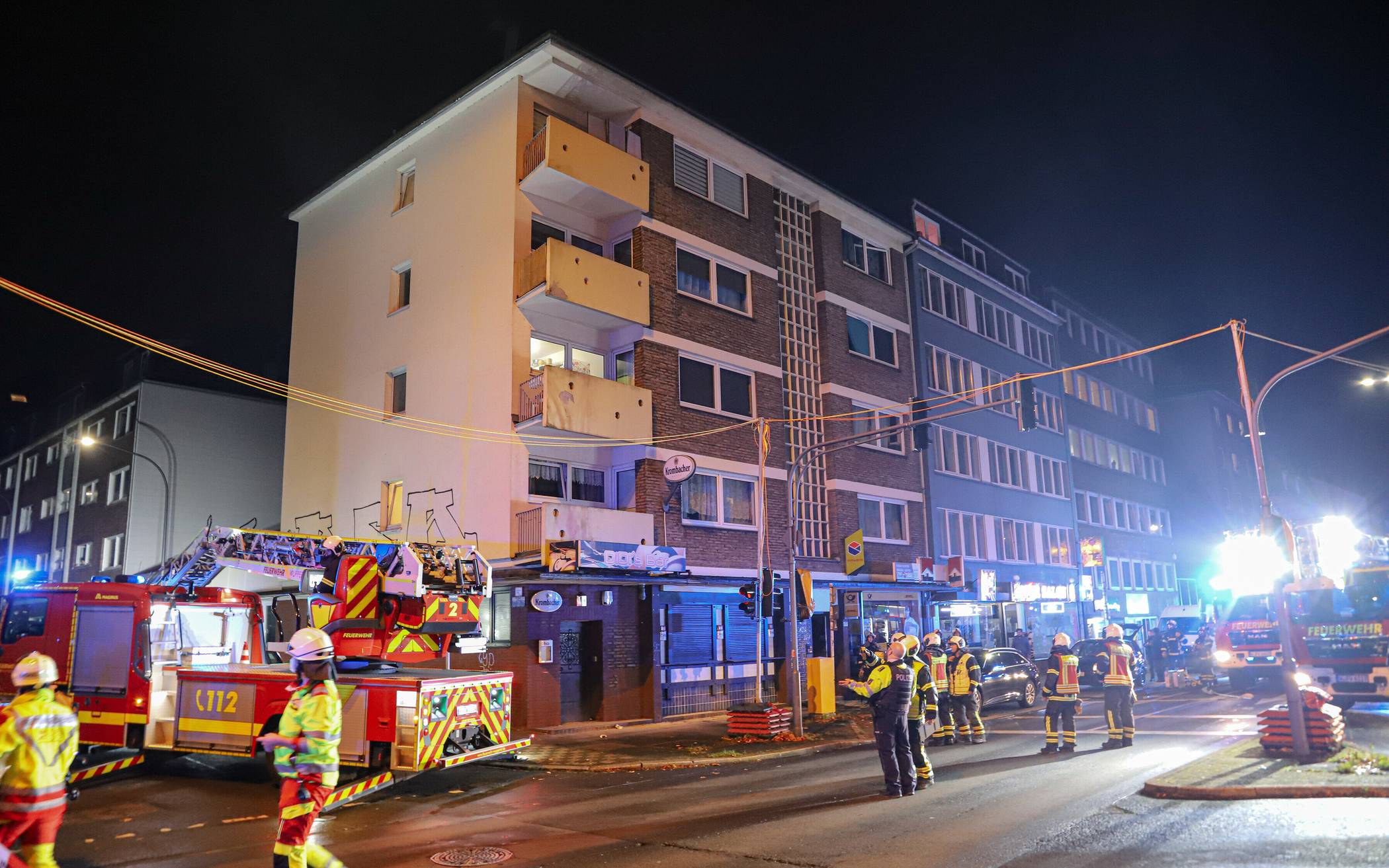 Brand in Mehrfamilienhaus​ in Wuppertal-Unterbarmen