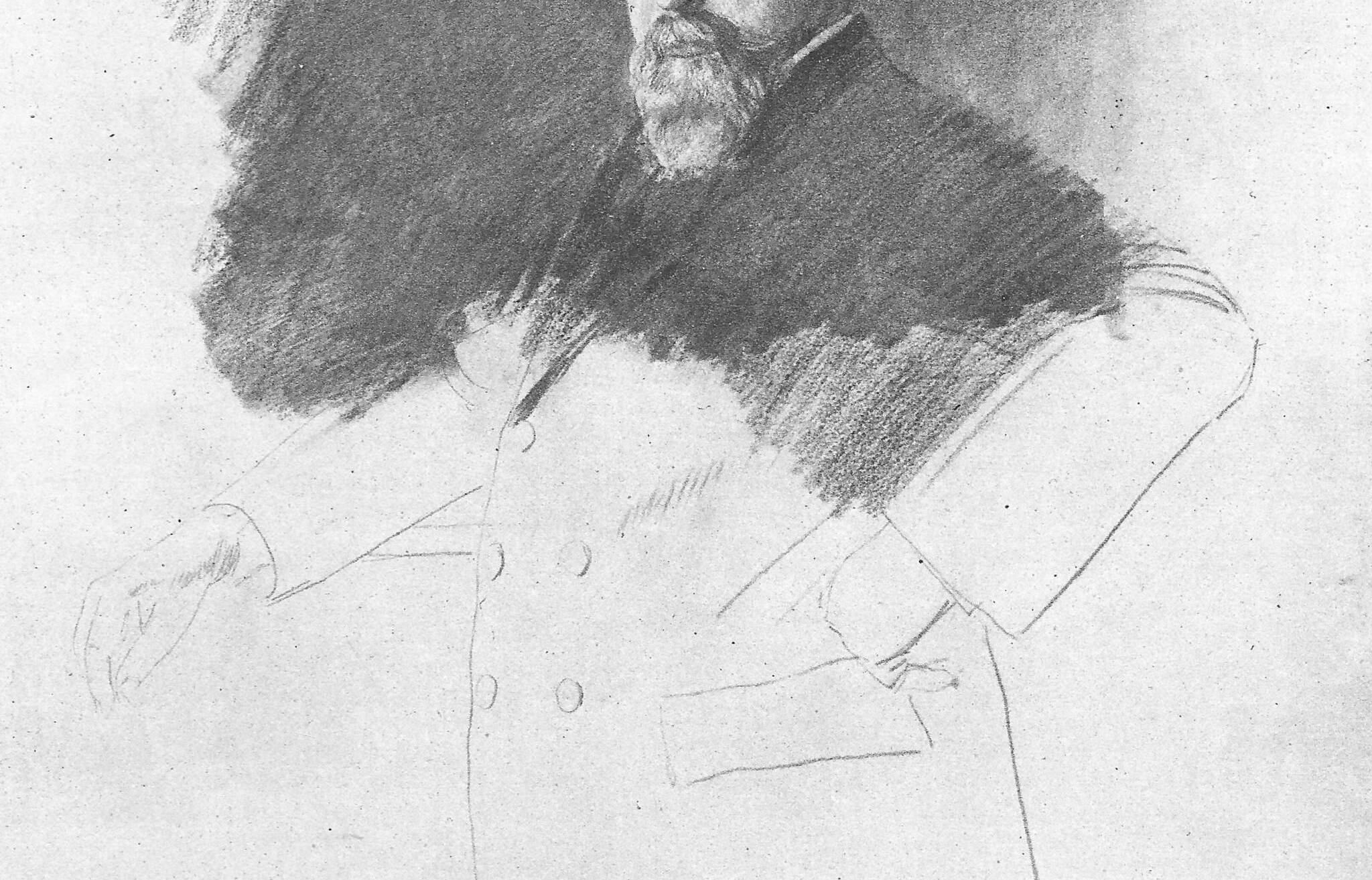  Arthur Schnitzler, Porträtradierung von Ferdinand Schmutzer um 1912. 