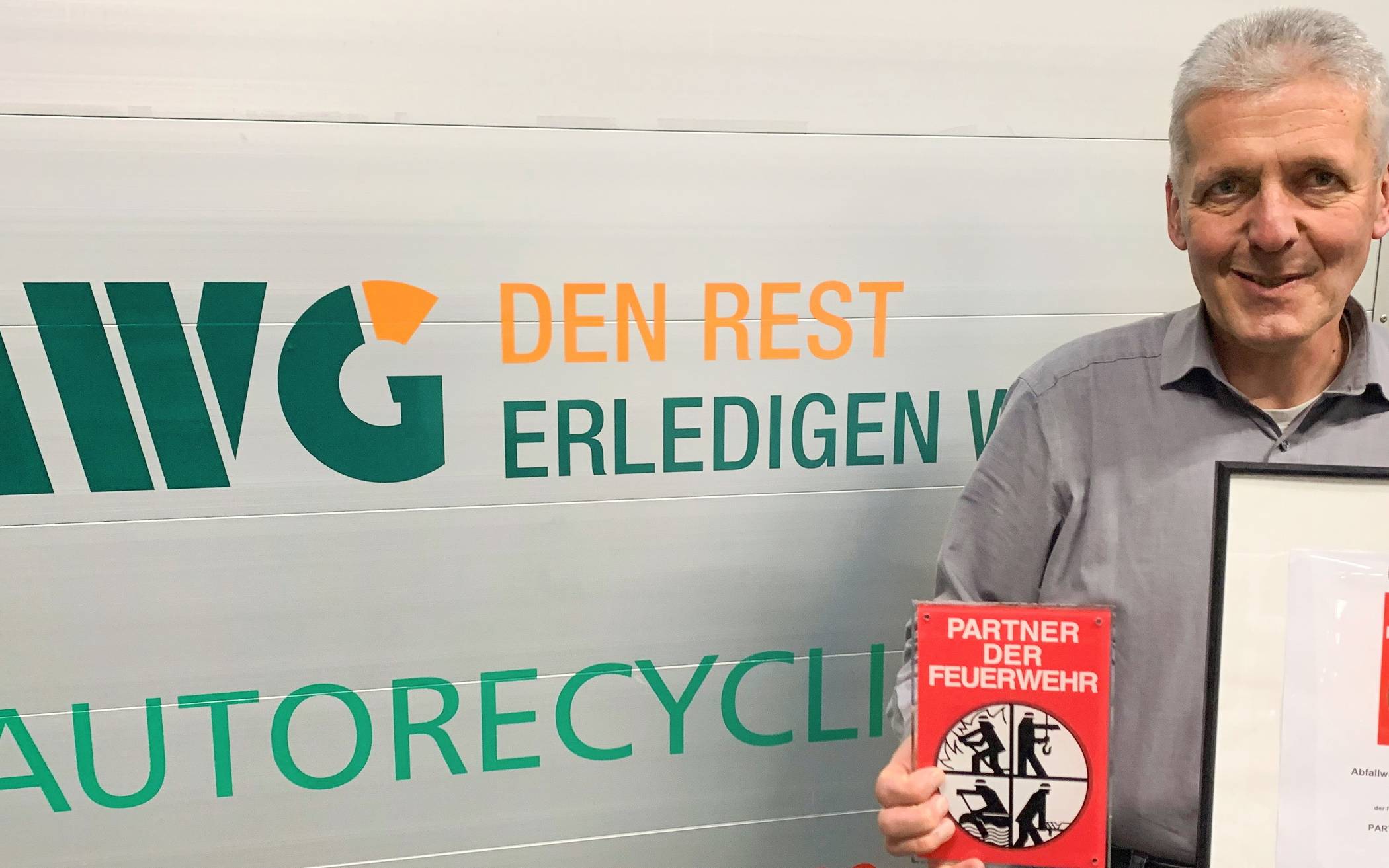 Dirk Matychowiak (Betriebsleiter AWG-Autorecycling).