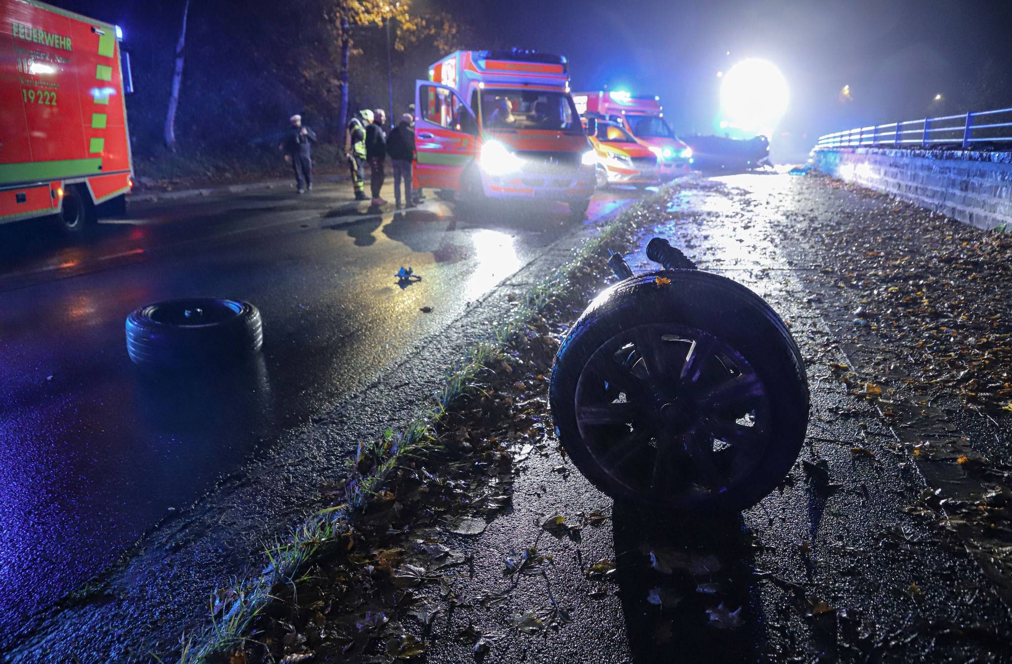 Fünf Verletzte nach schwerem Unfall​ in Wuppertal