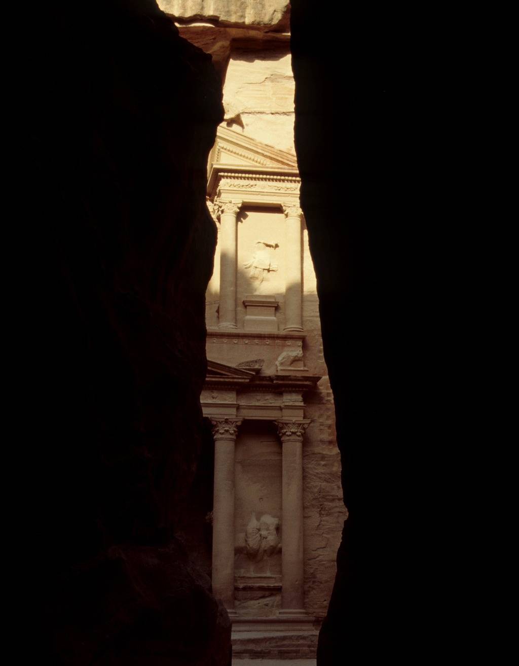Die beeindruckende Felsenstadt Petra.