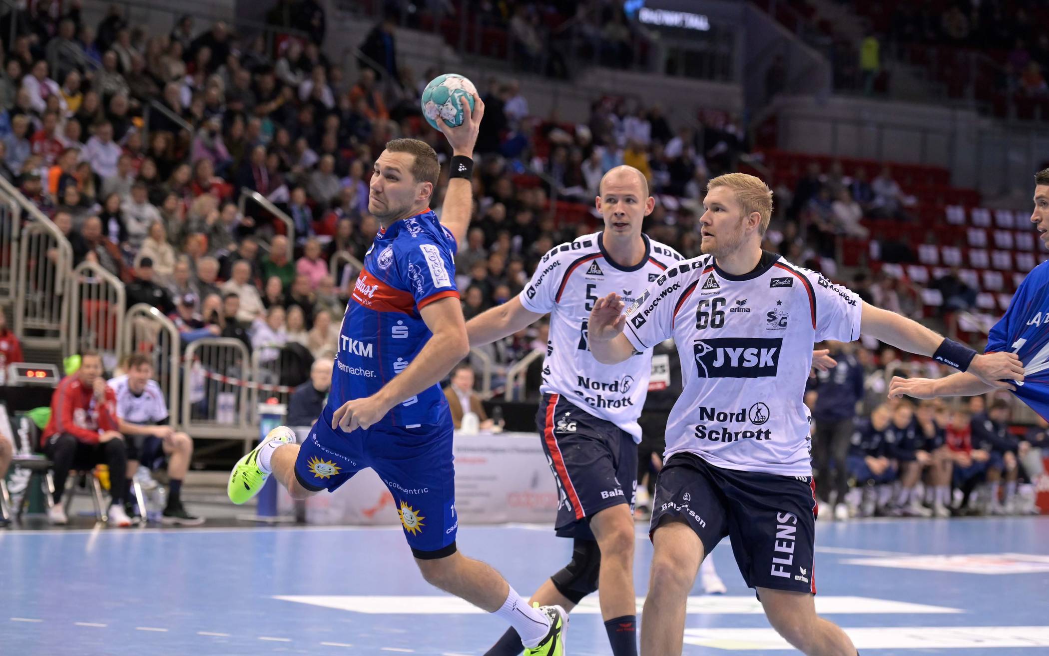 Handball-Bundesligist BHC verliert im Dome gegen Flensburg​