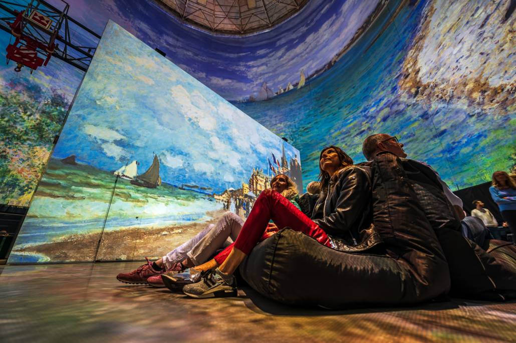 Die Monet-Ausstellung im „Visiodrom“ im Heckinghauser