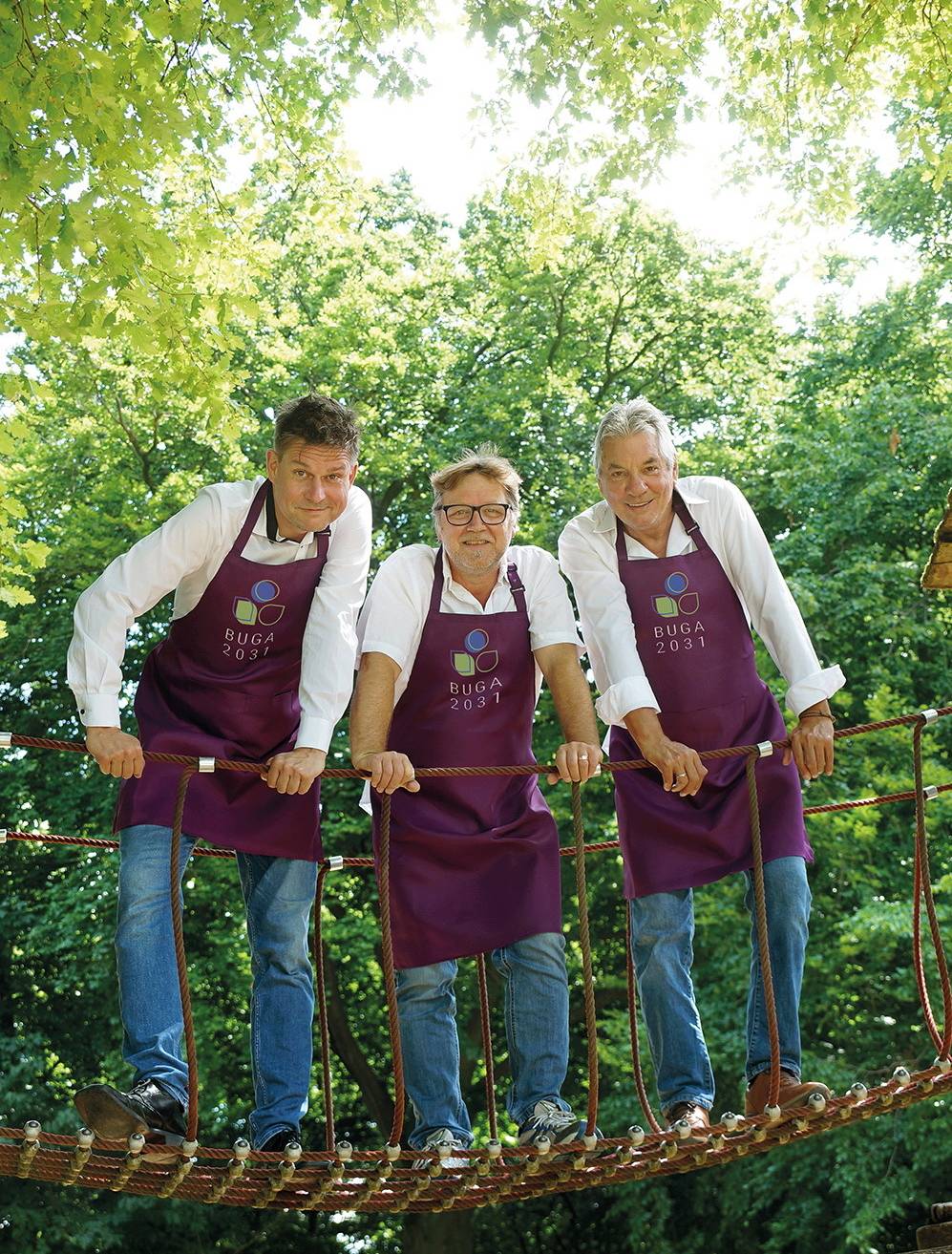  Von li.: Jens Neutag, Ulrich Rasch und Jürgen H. Scheugenpflug. 