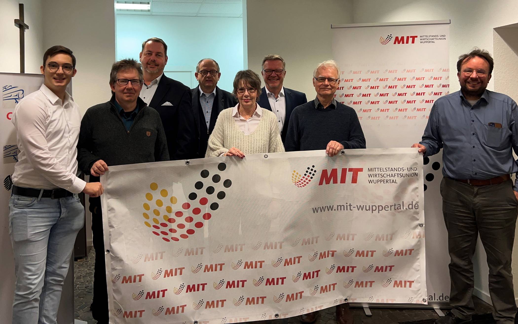 Gruppenbild des neuen MIT-Vorstandes.