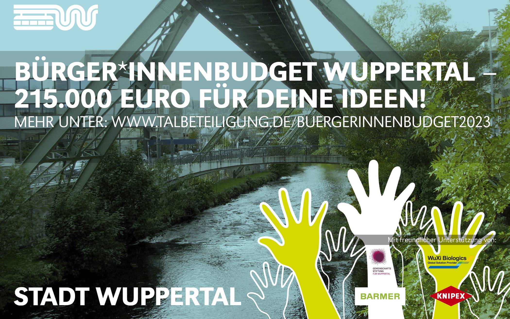 Bürgerinnen- und Bürgerbudget diesmal mit 215.000 Euro