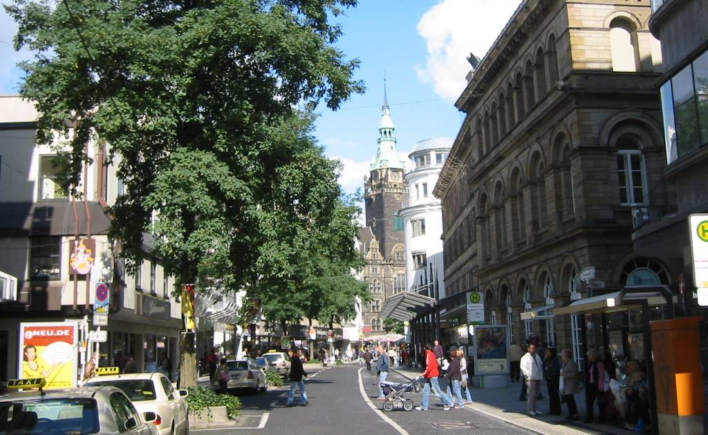 Als der Wall in WuppertalElberfeld noch Bäume hatte