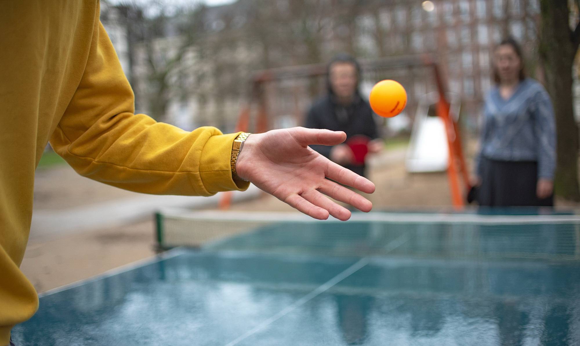 Mit Tischtennis die Nachbarschaft kennenlernen