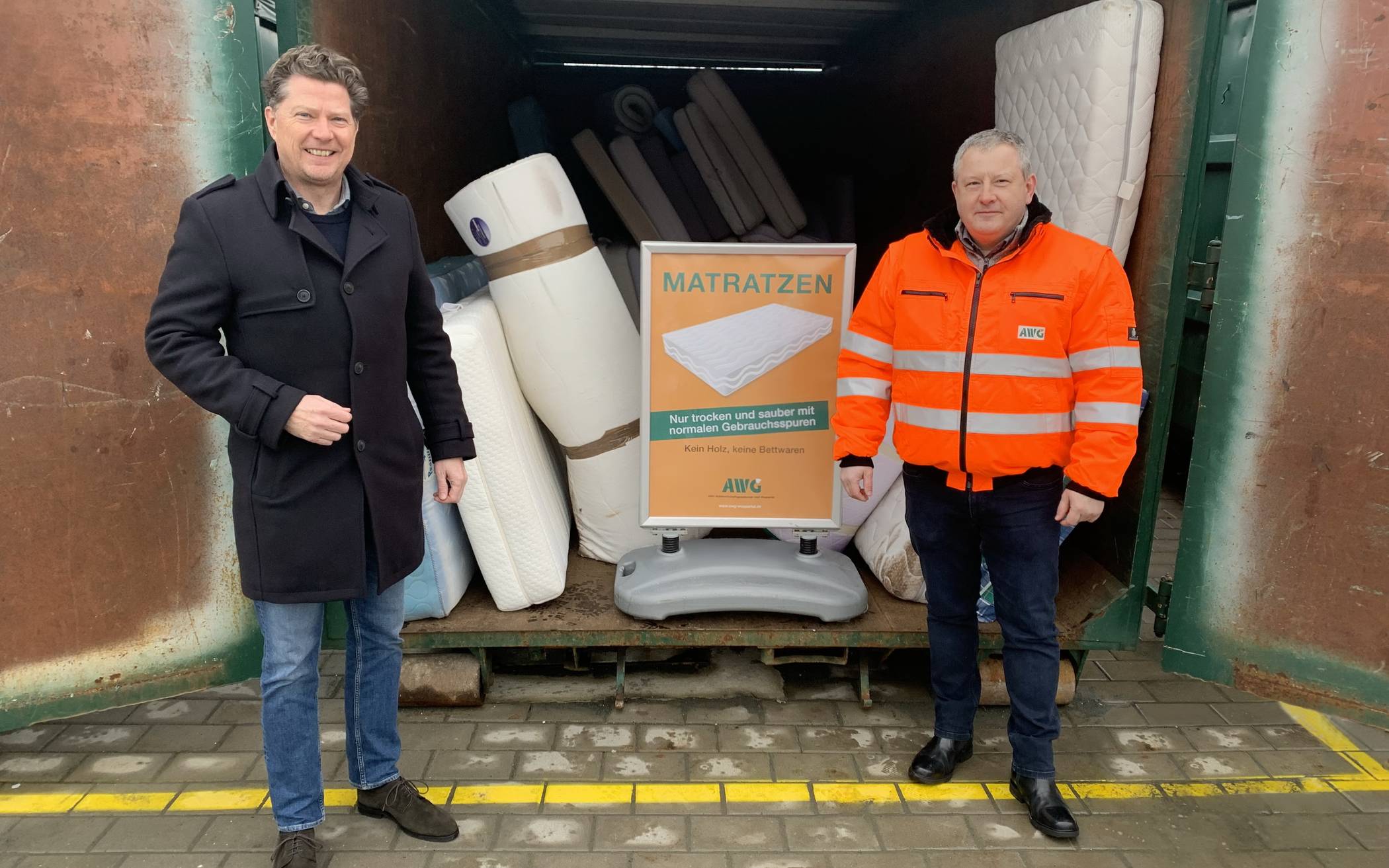 Matratzen-Recycling: Pilotprojekt in Wuppertal