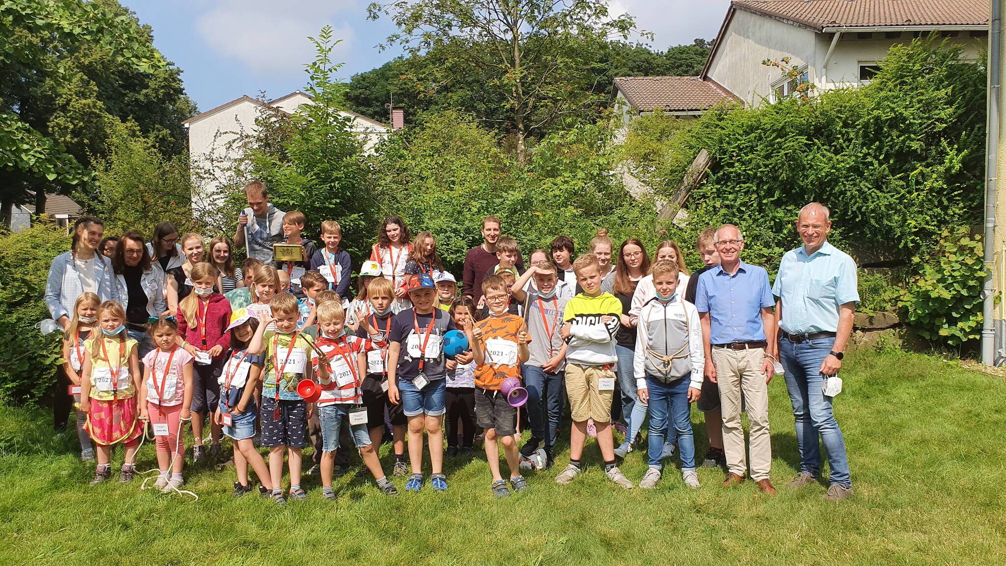 Bild vom Stadtrandcamp 2021 der Caritas.